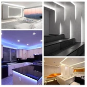 Dokunmatik Kumandalı RGB Şerit Led Kontrol Devresi cihaz 644-TOU-RF-RGB18A Siyah 432W 12-24V uzaktan kumanda RF - 3