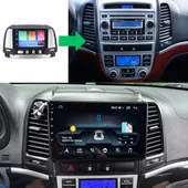 Hyundai Santa Fe - Araç Multimedya Ekran - 6GB 128GB - S - Black - 2006 - 2011 - 9 Inch - UPG - MYWAY - 5