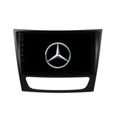 Mercedes E E Class W211 - Araç Multimedya Ekran - 6GB 128GB - S - Black - 2002 - 2009 - 9 Inch - UPG - MYWAY - 1