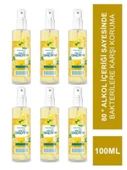 Cire Aseptine 6 Adet Limon Kolonyası 100 ml Sprey - 1