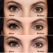 Reazeal Manyetik Kirpikler Ve Manyetik Eyeliner Seti, Doğal Takma Kirpik,uzun Kirpik. Şeffaf Paket - 3