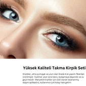 Reazeal Manyetik Kirpikler Ve Manyetik Eyeliner Seti, Doğal Takma Kirpik,uzun Kirpik. Şeffaf Paket - 4