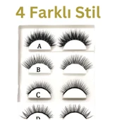 Reazeal Manyetik Kirpikler Ve Manyetik Eyeliner Seti, Doğal Takma Kirpik,uzun Kirpik. Şeffaf Paket - 2