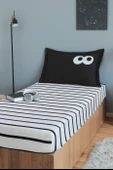 Pes Lastikli Çarşaf Seti Tek Kişilik Funny Siyah - 1