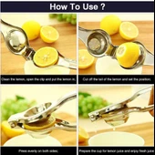 Paslanmaz Çelik Limon Sıkacağı - 3