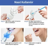 Luelli 35% Karbamid Peroksit Diş Beyazlatma Kiti, Uv Led Işık, Diş Beyazlatıcı Jel, Diş Lekesi Giderici - 4