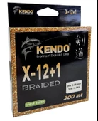 Kendo X-12+1 Braided 300m Apple Green Örgü İp 0,16mm - 1