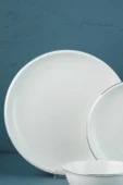 Evaliza Platin Elegant 30 Parça 6 Kişilik Porselen Yemek Takımı - 2
