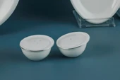Evaliza Stripe Platin 30 Parça 6 Kişilik Porselen Yemek Takımı - 2