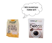 DOĞALSAN YULAF KEPEĞİ + HERBAL PALACE HİNDİBA KAHVESİ FORM DETOX CAFFEE - 1