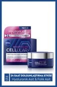 NIVEA Cellular Expert Filler Yoğun Yaşlanma Karşıtı Gece Yüz Bakım Kremi 50ml, Hyaluronik Asit, Folik Asit - 1