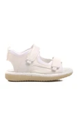 Ayakmod Beyaz Ortopedik Erkek Çocuk Sandalet 24-996 P thumbnail 1