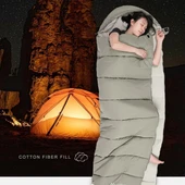 Naturehike M300 Pongee Pamuklu Uyku Tulumu -13°C  YEŞİL Left - 10