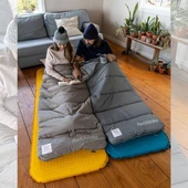 Naturehike M300 Pongee Pamuklu Uyku Tulumu -13°C  YEŞİL Left - 6