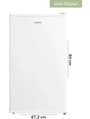 KUMTEL 93L Beyaz Büro Tipi Buzdolabı HMB-110 thumbnail 3