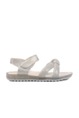Ayakmod Beyaz Simli Ortopedik Kız Çocuk Sandalet 24-409 F thumbnail 1