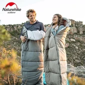 Naturehike M300 Pongee Pamuklu Uyku Tulumu -13°C  YEŞİL Left - 8