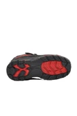 Ayakmod Siyah-Kırmızı Unisex Cırtlı Kürklü Çocuk Bot 1831 F - 5
