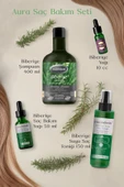 Biberiye Saç Bakım Seti Aura - Biberiye Şampuanı 400 ML + Biberiye Serumu 50 ML + Biberiye Suyu Saç Toniği 150 ML + Biberiye Yağı 10 ML - 4