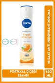 NIVEA Kadın Sprey Deodorant Fresh Orange 150ml, Ter Kokusuna Karşı 48 Saat Koruma, Portakal Kokusu thumbnail 1