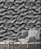 3D Beton Taş Duvar Kağıdı Baskı thumbnail 6