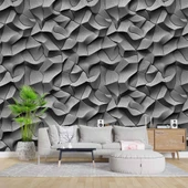 3D Beton Taş Duvar Kağıdı Baskı thumbnail 1