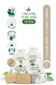 Mecitefendi Organik Yeşil Seri: Tılsım - Defne ve Zeytin Sabunu (Canlandıran ve Besleyen Bakım)+MİST - 1