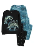 Carters Erkek Çocuk Pijama Set 4'lü Paket 3R496510R - 1