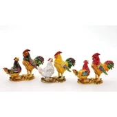 Periboia Swarovski Taşlı 2'li Tavuk Model 1 - 1
