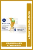 NIVEA Kırışıklık Karşıtı Yaşa Özel Yüz Bakım Kremi 50ml, Canlandırıcı, Argan Yağı, Kalsiyum, Uv Filtresi - 1
