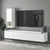 T007 Duvara Monte, Raflı Tv Ünitesi, Tv Sehpası - 4