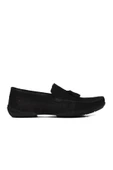 Ayakmod Siyah Nubuk  Erkek Loafer Ayakkabı D7218 M - 1