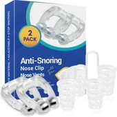 AntiSnoring Horlama Önleyici Burun Klipsi, Tıbbi Silikon, Manyetik Horlama Önleyici Uyku Yardımcısı - 1