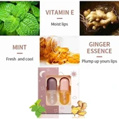 Vafee DEROL Doğal Dudak Dolgunlaştırıcı - Nemlendirici, Parlatıcı Dudak Maskesi 5.5ML (Gündüz & Gece) - 3
