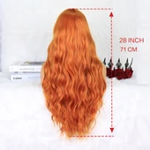 Açık Bakır Tül Peruk thumbnail 5