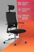 Metta Ergolife Sit Air-180 Ergonomik Yönetici Koltuğu / Ofis  Sandalyesi - 574.5D.40.2A2 thumbnail 1