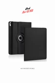 iPad Air 13 M3 2025 Uyumlu 360° Yatay Dikey Dönebilen Deri Tablet Kılıfı thumbnail 7