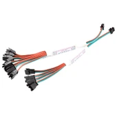 Hazar LED 4'lü Pixel Çoklayıcı Amplifier WS2811-WS2812B Piksel Şerit bağlantı adaptör Çoğaltıcı Dağıtıcı birleştirici kablo 5-24V - 3