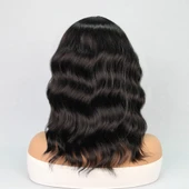 Siyah Küt Tül Peruk - 4