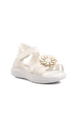 Ayakmod Beyaz  Kız Çocuk Düz Sandalet Ayakmod Şng 8010 P - 3