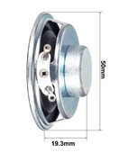 Mini 5cm 8 Ohm 5W Hoparlör Yuvarlak Speaker  50mm 5 Watt Ses Müzik Amfi Ses Oluşturucu Yüksek Kalite Oyuncak Ürün Tanıtım - 3