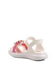 Ayakmod Beyaz-Fuşya-Pembe  Kız Çocuk Düz Sandalet Ayakmod Şng 8010 F - 4