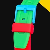 Q&Q VQ86J010Y Renkli Canlı Silikon Kordonlu Su Geçirmez Rakamlı Çocuk Kol Saati - 2