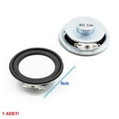Mini 5cm 8 Ohm 5W Hoparlör Yuvarlak Speaker  50mm 5 Watt Ses Müzik Amfi Ses Oluşturucu Yüksek Kalite Oyuncak Ürün Tanıtım - 1