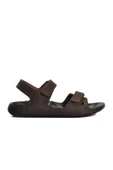 Ayakmod Kahve  Erkek Düz Sandalet Ayakmod  66.006 M - 1