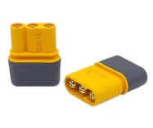 MR30 Dişi Erkek Konnektör Soket Çift  3 Pin LiPo Pil Batarya Bağlantı Konnektörü 30A Yüksek Akım RC Multikopter Uçak Helikopter Esc thumbnail 2