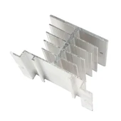 Ssr Alüminyum Soğutucu Blok  Solid State Röleler İçin 10A / 40A Ray Montaj Edilebilir Isı Sıcaklık Düşürücü Radyatör thumbnail 3