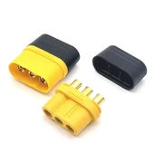 MR60 Dişi Erkek Konnektör Soket Çift  3 Pin LiPo Pil Batarya Bağlantı Konnektörü 60A Yüksek Akım RC Multikopter Uçak Helikopter Esc thumbnail 6