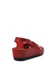 Ayakmod Kırmızı  Kadın Düz Sandalet Ayakmod  15.027 Z - 4