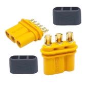 MR30 Dişi Erkek Konnektör Soket Çift  3 Pin LiPo Pil Batarya Bağlantı Konnektörü 30A Yüksek Akım RC Multikopter Uçak Helikopter Esc thumbnail 5